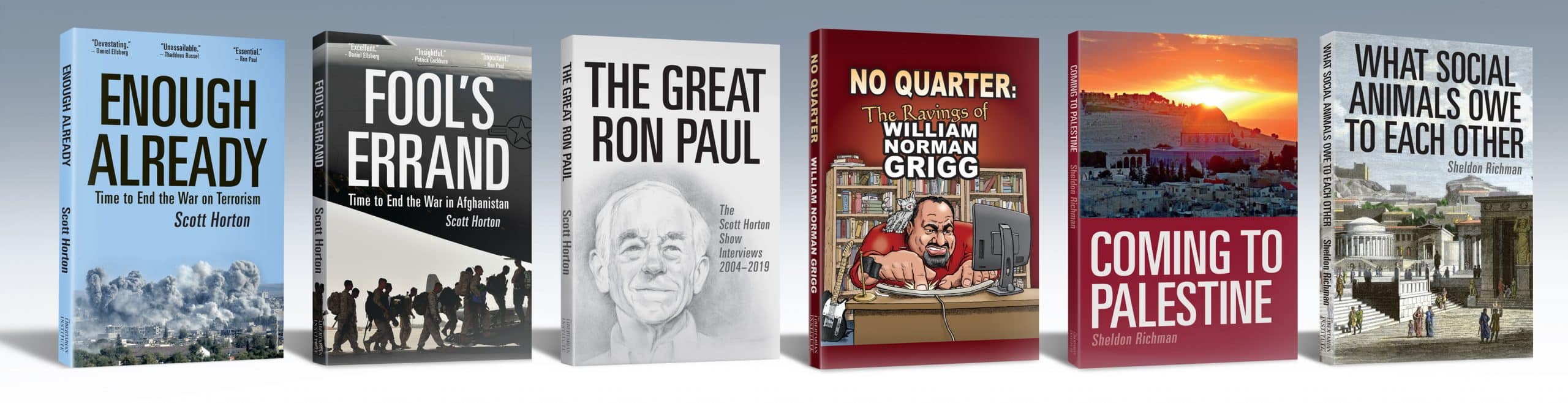 Shop books published by the Libertarian Institute.