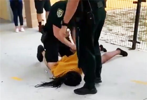 school officer slam student florida