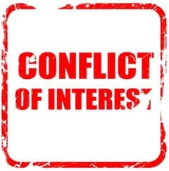 conflict of interest stamp