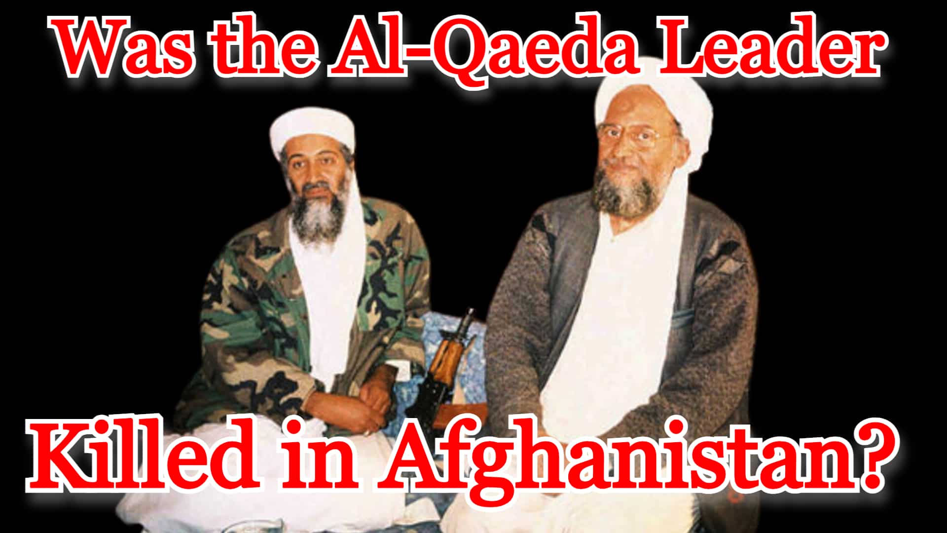 COI #310: Was the Al-Qaeda Leader Killed in Afghanistan?
