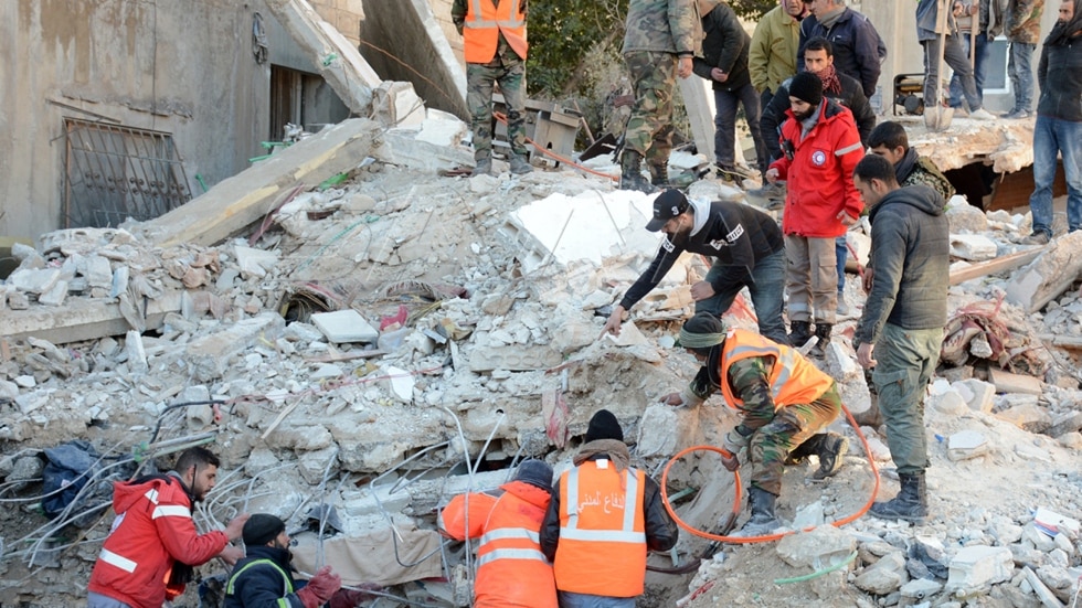 Syrian Arab Red Crescent Calls for Lifting of Sanctions on Syria After Earthquake